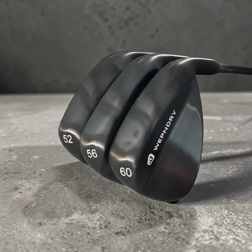 Wepndry Steel Series - Black Edition - Wedge Set (60,56,52) PRE-ORDER